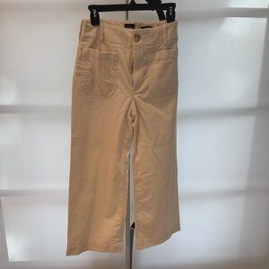 Anthropologie Maeve Cream Corduroy Pants